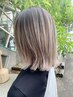 カット・ケアブリーチハイライト（ケアブリーチ+４ステップトリートメント）