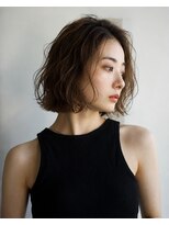 エインアンリー 明治神宮前(AIN.ANLY.)&nbsp;ボブパーマ、ボブニュアンスパーマ、ゆるめパーマ、毛先パーマ