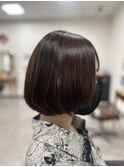 艶感ボブ×髪質改善ストレート