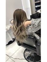 ヘアーデザイン ジェルム(Hair Design germe)&nbsp;めっかわバレイヤージュ風プルエクステ #しのだスペシャル