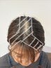 ポイントカラー＋ヘッドスパ＋トリートメント￥11000