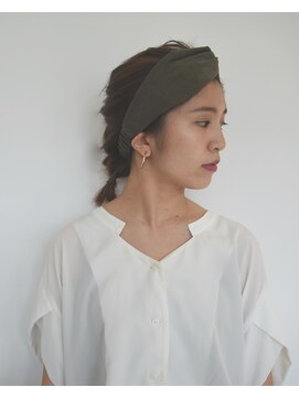 スタジオ エット(studio ett) 【studio ett】簡単アレンジ☆　ヘアターバン