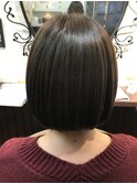首元すっきり！ナチュラルボブ【新宿　髪質改善専門店 allure】