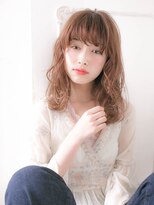 ルティア(Lutia) ラフウェーブ オレンジブラウン 外国人風カラー