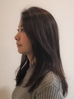 ヴェイスサロン(Vase Salon)&nbsp;刈り上げセンターパートクラゲヘアーオリーブグレー26