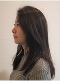刈り上げセンターパートクラゲヘアーオリーブグレー26