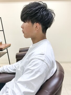 アンルポン(un.le.pont) [m]コンマヘアショートレイヤーソフトツーブロックアップバング