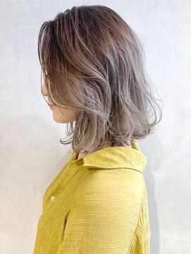 アルバム 渋谷パルコ(ALBUM) ハイライトグラデーション_セシルカットココアブラウン_ba300913