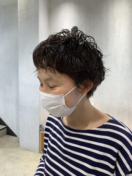 クリアーオブヘアー 本山店(CLEAR of hair) スタイルスナップ　ベリーショート×パーマ