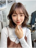 韓国ヘア くびれミディ オルチャンヘア くびれボブ