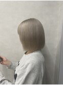 N.ホワイトアッシュ/ダブルカラー/ベージュ/ハイトーン/うる艶髪