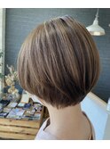 丸みショートボブ