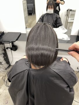 ココ 原宿(KOKO) #大人ガーリー#ダークアッシュ#ミディアムレイヤーカット美髪