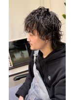 シェルハ(SHELHA)&nbsp;ウルフツイストスパイラルハイライトメンズパーマ