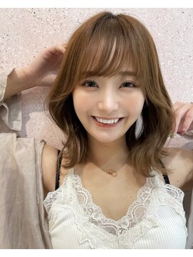 ロンド ジュルード 名古屋(Lond jeloud) 透明感ベージュくびれミディアム