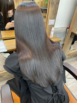 ナンバー ブラオ 名古屋栄(N° blao) 艶髪　酸性ストレート　メンテナンスカット