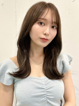 ルームバイシー 新宿(Loom. by Sea) 韓国風前髪×ショコラアッシュ/くびれヘア【Loom.林】
