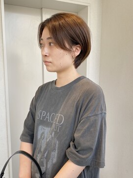 カサネ(casane) ショートボブ”センターパート”
