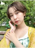 ＃襟足スッキリ＃ショート＃ニュアンス＃ブラウン