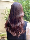 ディープカラー/秋カラー/暖色系/ロングレイヤー/韓国風