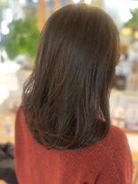 ヘアラウンジ ビーチ 青山 外苑前(hair lounge BEACH) ブリーチなし赤み消しマロンベージュミディアムレイヤー