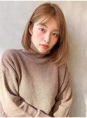 《Agu hair》大人クールな金髪ボブ