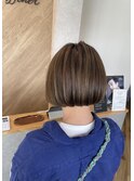 ~ミニボブ~ミルクティーオリーブベージュ