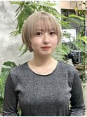 ハイトーンショート/ミルクティーベージュ/ベージュカラー