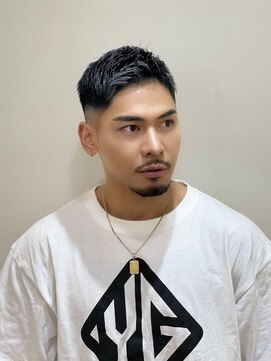 アルマ(ALMA) フェードカットおしゃれボウズ短髪黒髪刈り上げソフトモヒカン