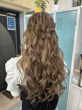 ヘアサロン レリー(hair salon relie) ハーフアップ★