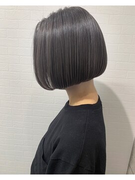 リティアンドビューティースタジオモッズシブヤ(LITTY&beauty studio M.O.D shibuya) #グレージュカラー#アッシュグレー#オリーブベージュ#ボブ