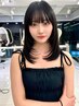 【顔周りを扱いやすく】カット＋顔周り縮毛矯正【八幡山/調布/韓国】