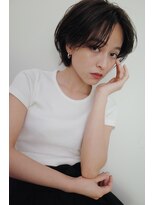 ウォーター 表参道(WATER)&nbsp;ハンサムショート　センター分け ショートヘア　[表参道.南青山]