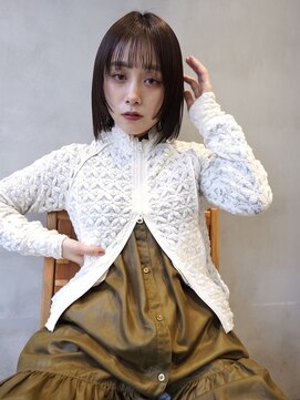 ニコ トウキョウ ヨコハマ(nico) ミニボブ/切りっぱなし/ボブ/縮毛矯正/タッセルボブ