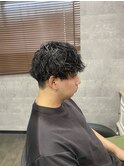 滋賀/南草津/メンズ美容室/波巻きツイストスパイラルパーマ