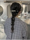 編みおろしアレンジ