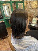 切りっぱなしボブ