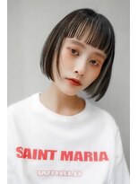 ギークス(GEEKS)&nbsp;【GEEKS渋谷】オン眉ボブ/アンブレラカラー/初ブリーチ/秋カラー