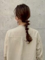 #編みおろしヘアアレンジ