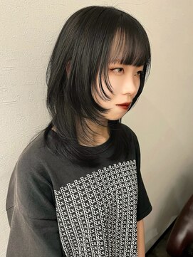 アルコイリスバイドールヘアー(ARCOIRIS by Dollhair) 都島/ミディアムレイヤー/顔周りレイヤー/レイヤーカット/韓国