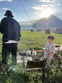 木々&nbsp;休日は、キャンプなどのアウトドアをして自然を楽しみます。