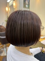 キャラシャローネ お台場(CharaChalone)&nbsp;レッドブラウン系カラー／ショートボブ