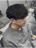 波巻きシャドウパーマ