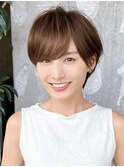 ショートヘア/分け目なし/イメチェン/30代40代50代60代/表参道