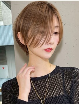 サンドパールス 仙台店(sand PALCE) 髪質改善/大人ガーリー/似合わせカット/ショートボブ前髪/仙台