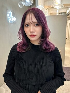 ジーナエス 札幌(Zina S) ピンク×インナーカラー