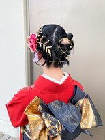 ヘアー アイス カンナ(HAIR ICI Canna) 成人式/卒業式/ヘアアレンジ/着物/ヘアセット/ツイン【ノグチ】