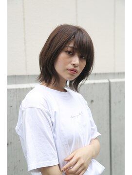 ミンナノポリシー(MIN NANO//POLICY) 【くびれ】レイヤーボブ