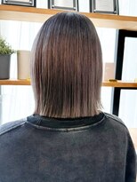 ジーナ 福岡千早(Zina)&nbsp;【Zina】切りっぱなし/ダブルカラー/グレージュ