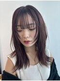 仙台/ 透明感カラー/レイヤーカット/顔周りカット/艶髪